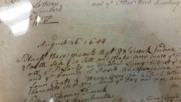 Barnstable town record from 1644