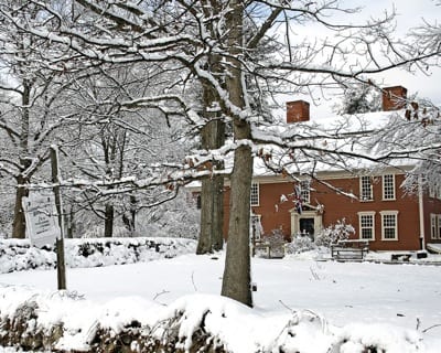 MMA photo calendar - January: âWayside Inn in Winter,â Sudbury, by David Blohm