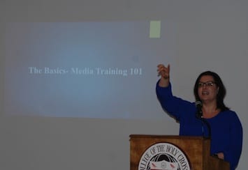 Nicole Kieser talks with Mass Selectmen's Association about media strategies