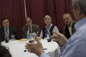 Members participate in an Annual Meeting roundtable discussion.