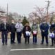 The city of Revere's in-home vaccination team during one of their recent rounds in the city. Pictured are (l-r) Captain Robert Fortuna, Revere Fire; Steven Ferrante, Revere Fire; Deputy Chief Glen Rich, Revere Fire; Patricia Carmona, Revere Public Schools RN; Lauren Buck, Director of Public Health-City of Revere, RN; Bobby Belliveau, Revere Fire; Angela Ciccolo, Revere Public Schools RN. (Photo courtesy: Adrienne Maguire)