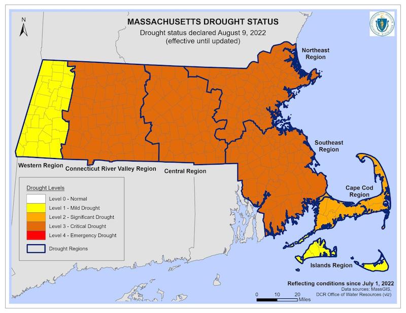 Drought conditions worsen across Massachusetts - Massachusetts ...