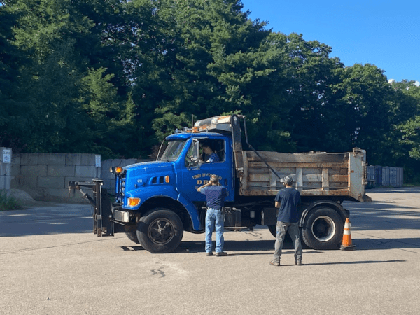 The Franklin Department of Public Works provides internal Commercial Drivers License training for employees. (Photo courtesy town of Franklin)
