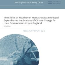 The Effects of Weather on Massachusetts Municipal Expenditures: Implications of Climate Change for Local Governments in New England