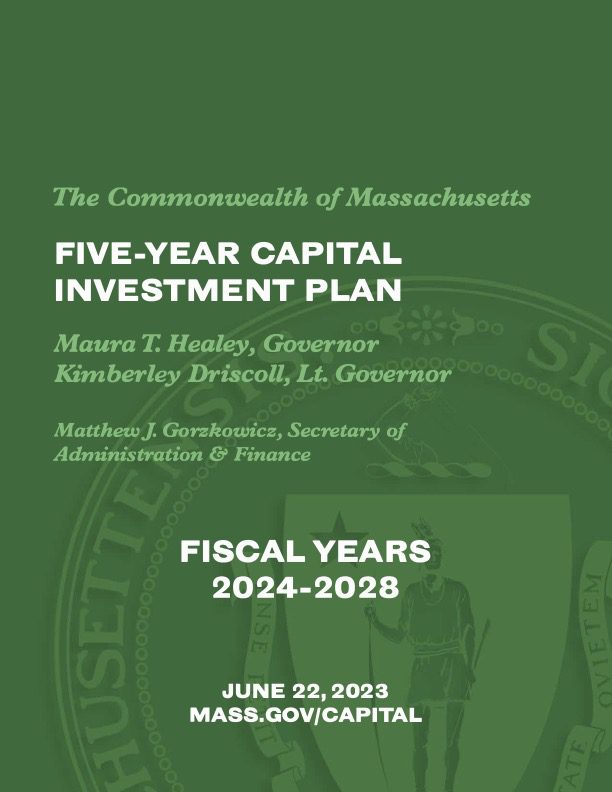 Commonwealth of Massachusetts FiveYear Capital Investment Plan Fiscal