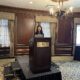 Boston Mayor Michelle Wu speaks during the National League of Cities State League Staff Workshop on July 14 in Boston, where she discussed the importance of building trust and investing in “social infrastructure” that helps support a sense of belonging for residents.
