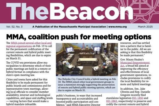 MMA publishes March issue of The Beacon