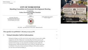 Worcester debuts central meetings information hub