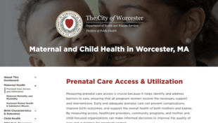 Worcester launches dashboard on maternal, child health