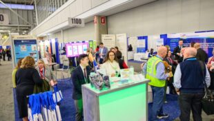 MMA booth is place to network, discuss policy issues