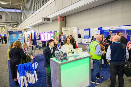 MMA booth is place to network, discuss policy issues