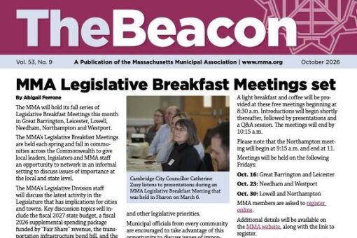 MMA publishes October issue of The Beacon